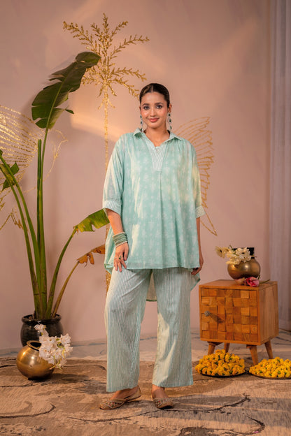 Aaradhya Co-Ord Set - Mint