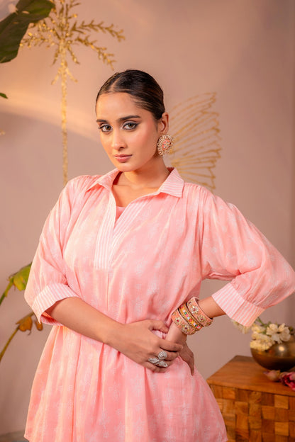 Aaradhya Co-ord Set - Pink