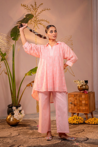 Aaradhya Co-ord Set - Pink