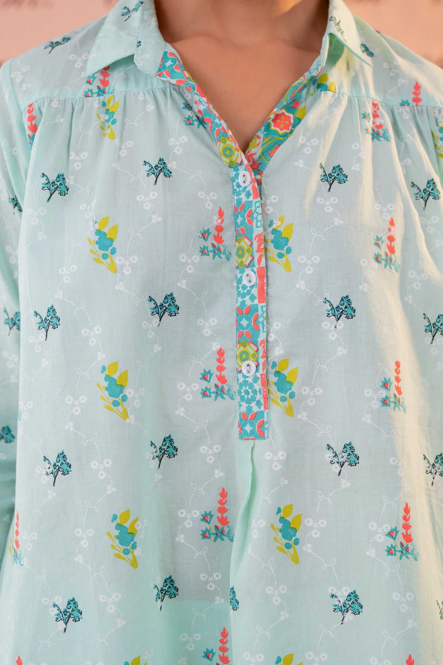 Vedika Co-ord Set - Mint