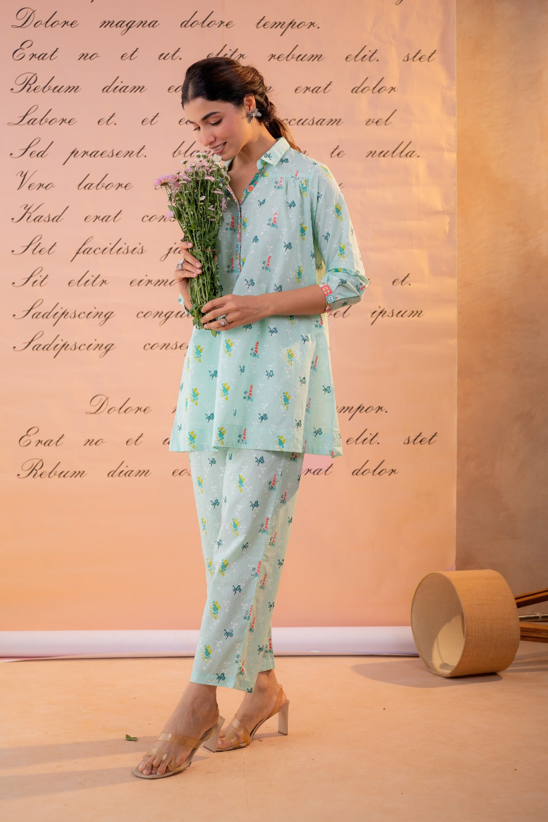 Vedika Co-ord Set - Mint