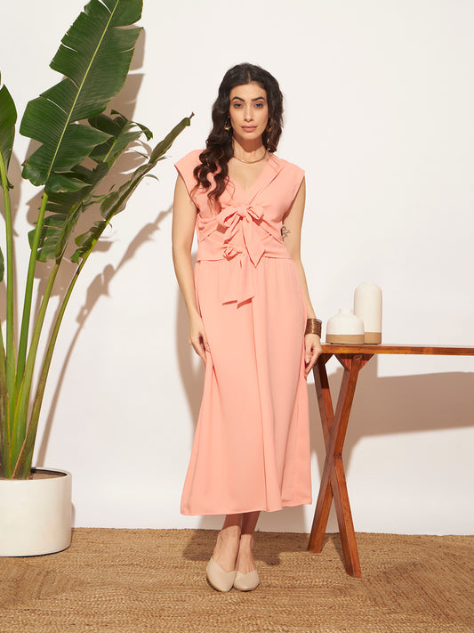 Meherma Dress - Peach