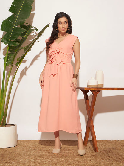 Meherma Dress - Peach