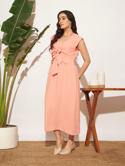 Meherma Dress - Peach