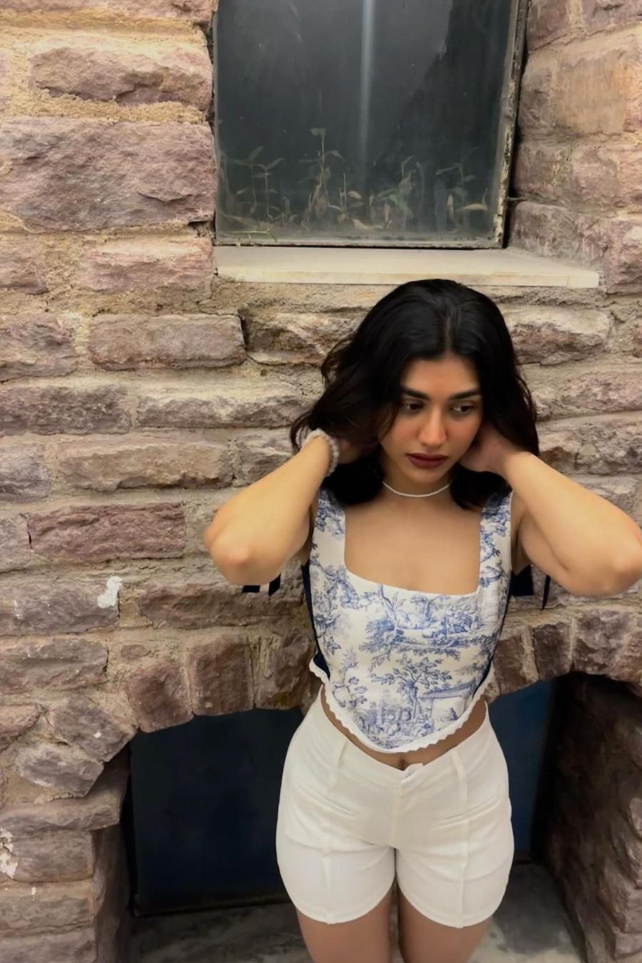 Aesthetic Blue Corset