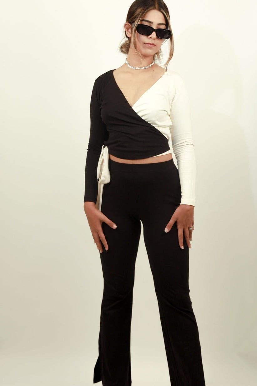Selena Black & White Co-Ord Set