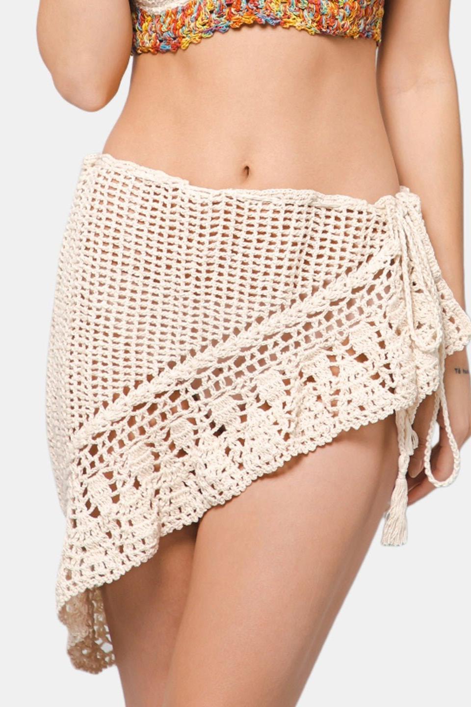 Beige sarong beach - SUGERCANDY