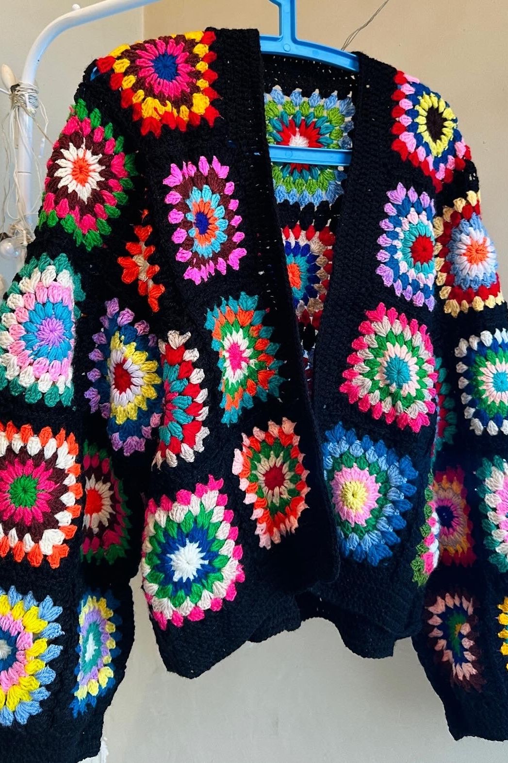 Bohemian crochet cardigan Beige - SUGERCANDY