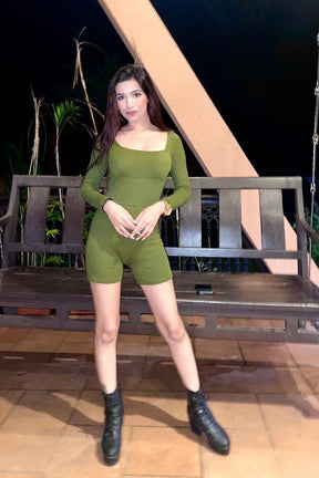 Olive Jumpsuit - SUGERCANDY
