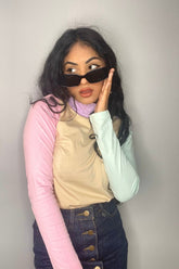 Pastel Highneck Top - SUGERCANDY