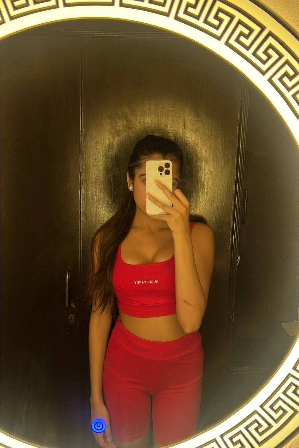 Red Chic Sporty Co-ord Set - SUGERCANDY